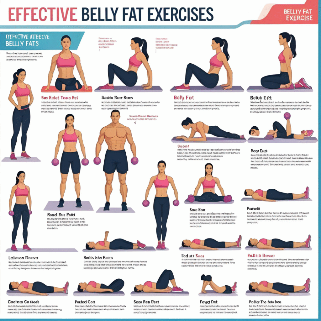 belly fat exercises